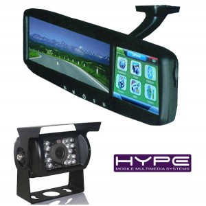 HYPE HV4321CA9880 Retroviseur GPS + camera de recul