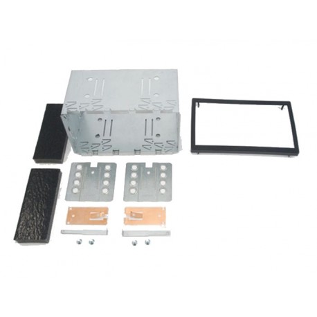 In-Dash Mounting Frame For Car Radios, Double DIN ISO 100mm, Universal Metal