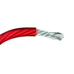 BOBINE DE FIL ELECTRIQUE 1mm2 100M ROUGE