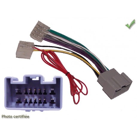 FAISCEAU AUTORADIO VOLVO 2004 ET + (14 PINS) BASE PERFORMANCE ISO 4HP