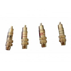 FICHES RCA MALES 4 Pieces