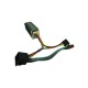 CONVERTISSEUR 24 EN 12V 10A specifique camion avec connecteur iso pour autoradio