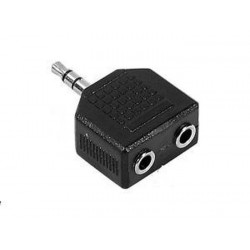 ADAPTATEUR JACK STEREO MALE 3.5mm EN 2 JACK STEREO FEMELLE 3.5mm
