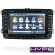 HYPE HSB7501GPS Autoradio 2 DIN GPS 18cm DVD IPOD USB SD Pour SKODA 