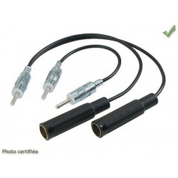 ADAPTATEUR D ANTENNE NISSAN EN Y SOIT 1M 2F OU 2M 1F EN DIN 25CM