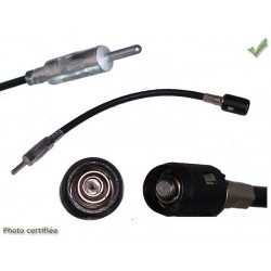 ADAPTATEUR D ANTENNE RENAULT 2001 ET + DIN