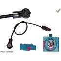 ADAPTATEUR D ANTENNE FAKRA MALE ISO MALE PSA VAG BMW GM RENAULT MERCEDES etc...