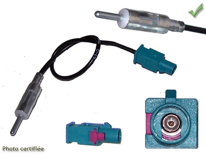 Adattatore Antenna Fakra A DIN - 25 Cm Per Auto Audi, BMW, VW, Mercedes E Altri - Foto 3