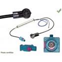 ADAPTATEUR D ANTENNE AMPLIFIE FAKRA MALE ISO MALE AUDI BMW VOLKSWAGEN MERCEDES