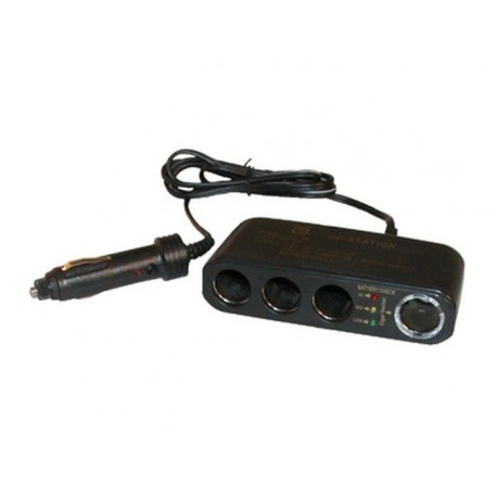 ADAPTATEUR PRISE ALLUME CIGARE 1 MALE ET 4 FEMELLES (voir aussi 6223)