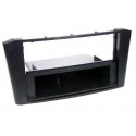 FACADE AUTORADIO TOYOTA AVENSIS T25 01/2003 2009 NOIR