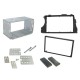 KIT 2 DIN SSANGYONG ACTYON 2006 KYRON 2005 AVEC AUTORADIO ORIGINE