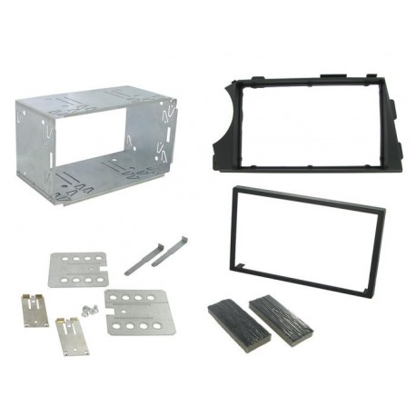 KIT 2 DIN SSANGYONG ACTYON 2006 KYRON 2005 AVEC AUTORADIO ORIGINE