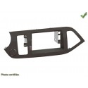 KIT 2 DIN KIA PICANTO 2011 NOIR avec bouton START and STOP