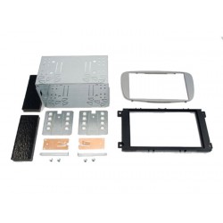 KIT 2 DIN FORD 2007 2012 CMAX FOCUS GALAXI MONDEO SMAX TRANSIT ARGENT *DESC*