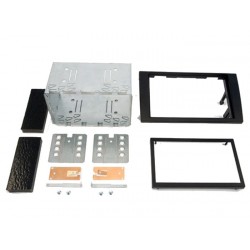 KIT 2 DIN AUDI A4 2002 2007 NOIR