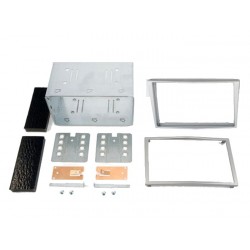 KIT 2 DIN OPEL ASTRA H 2004 2009 ARGENT