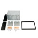 KIT 2 DIN FIAT SCUDO PEUGEOT 207 307 2007 NOIR