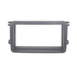 FACADE AUTORADIO DOUBLE DIN VOLKSWAGEN GOLF5,6 2008 POLO 2009 GRIS