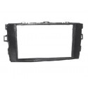 FACADE AUTORADIO DOUBLE DIN TOYOTA AURIS 2007 COROLLA 2007 NOIR