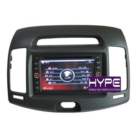 HYPE HSB8916EGPS Autoradio 2 DIN GPS 16cm DVD IPOD USB SD Pour HYUNDAI ELANDRA