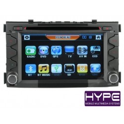 HYPE HSB7976GPS AUTORADIO 2 DIN GPS 18CM DVD DIVX USB SD POUR KIA SOUL