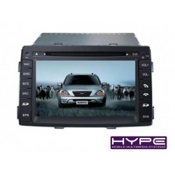 HYPE HSB8941GPS AUTORADIO 2 DIN GPS 18CM DVD DIVX USB SD POUR KIA SORENTO