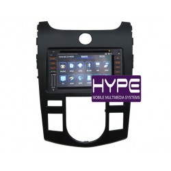 HYPE HSB1878GPS AUTORADIO 2 DIN GPS 16CM DVD DIVX USB SD POUR KIA CERATO FORTE