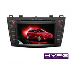 HYPE HSB8934GPS AUTORADIO 2 DIN GPS DVD SD IPOD COMPATIBLE MAZDA 3