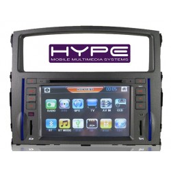 HYPE HSB7725GPS AUTORADIO 2 DIN GPS 18CM DVD/DIVX USB SD pour MITSUBISHI 