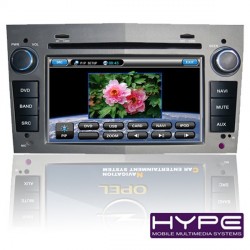 HYPE HSB8919GPS Autoradio 2 DIN GPS 18cm DVD IPOD USB SD Pour OPEL