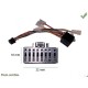 CABLE SPECIFIQUE AUTORADIO ISO ALPINE 16 VOIES