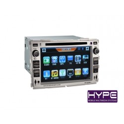 HYPE HSB2908GPS AUTORADIO 2 DIN GPS 16CM DVD DIVX USB SD POUR KIA CERATO 