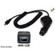 CORDON ALLUME CIGARE 1224 VOLT MINI USB POUR GPS 80064 pr tel