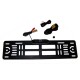 CAMERA DE RECUL 12V ANGLE 170 DEGRES COULEUR DANS PLAQUE IMMATRICULATION