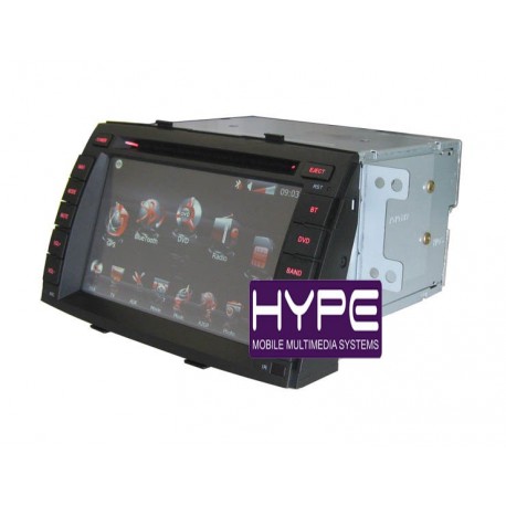 HYPE HSB6621GPS AUTORADIO 2 DIN GPS 18CM DVD DIVX USB SD POUR KIA SORENTO