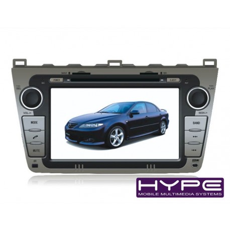 HYPE HSB8729GPS AUTORADIO 2 DIN GPS DVD SD IPOD COMPATIBLE MAZDA 6