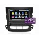 HYPE HSB8956GPS AUTORADIO 2 DIN GPS 20CM DVD DIVX USB SD IPOD POUR MITSUBISHI OUTLANDER 