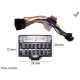 CABLE SPECIFIQUE AUTORADIO ISO PANASONIC