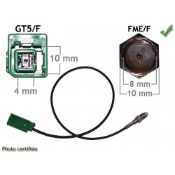 ADAPTATEUR POUR ANTENNE GSM PEUGEOT