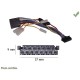CABLE SPECIFIQUE AUTORADIO ISO SONY 25CM 3