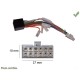 CABLE SPECIFIQUE AUTORADIO ISO PIONEER 25CM 2 X 6CX