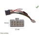 CABLE SPECIFIQUE AUTORADIO ISO PIONEER 25CM 11