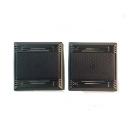 GRILLE HAUT-PARLEUR UNIVERSELLE D130 CARRE NOIRE
