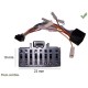 CABLE SPECIFIQUE AUTORADIO ISO ALPINE 25CM 1