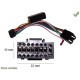 CABLE SPECIFIQUE AUTORADIO ISO KENWOOD 25CM 2