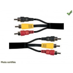 CABLE AUDIO VIDEO RCA 5m MALE MALE STANDARD VRAC