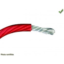 BOBINE DE FIL ELECTRIQUE 1mm2 10M ROUGE