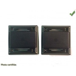GRILLE HAUT-PARLEUR UNIVERSELLE D165 CARRE NOIRE
