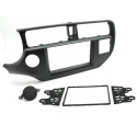 Kit 2 din kia rio 09/2011 2015 sans lumiere airbag passager